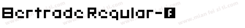 Bertrade Regular字体转换